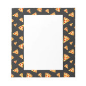 カッコいいとおもしろいのピザのスライスのパターン ノートパッド (正面)