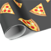 カッコいいとおもしろいのピザのスライスのパターン ラッピングペーパー (ロールコーナー)