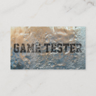 カッコいいによって凍っていられている氷のゲームのテストの名刺 名刺