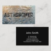 カッコいいによって凍っていられている氷の天文学者の名刺 名刺 (正面/裏面)