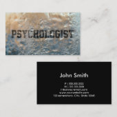 カッコいいによって凍っていられている氷の心理学者の名刺 名刺 (正面/裏面)