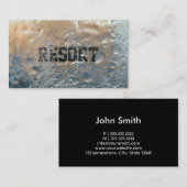 カッコいいによって凍っていられている氷リゾートの名刺 名刺 (正面/裏面)