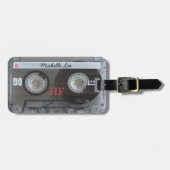 カッコいいの実質のカセットテープのlugguageのラベル ラゲッジタグ (正面横)