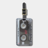 カッコいいの実質のカセットテープのlugguageのラベル ラゲッジタグ (正面縦)