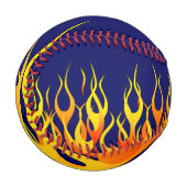 カッコいいの炎 野球ボール (正面左)