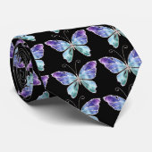 カッコいいの陰の虹によっては蝶が飛びます ネクタイ (ロール)