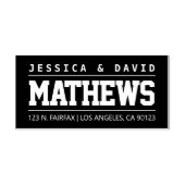 カッコいいはっきりしたスタイリッシュ ラバースタンプ (インプリント)