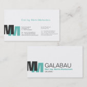 カッコいいはっきりしたプロ！ 名刺 (正面/裏面)