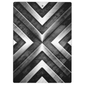 カッコいいは暗い金属の鋼鉄一見の名前をカスタムするにブラシをかけました クリップボード (裏面)