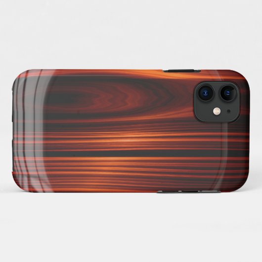 カッコいいは木製の一見のiPhone 5の箱にニスをかけました Case-Mate iPhoneケース (裏面(横))