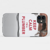 カッコいいは"私によってが鉛管工"のiPhone 5/5Sの場合である平静を保ちます Case-Mate iPhoneケース (裏面(横))
