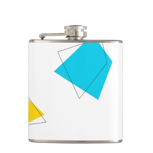 カッコいいよくはしゃぐモダントレンディー フラスク (正面)