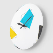 カッコいいよくはしゃぐモダントレンディー ラージ壁時計 (傾斜)