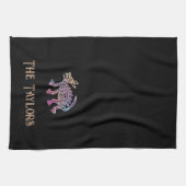 カッコいいアステカデザイン キッチンタオル (横)