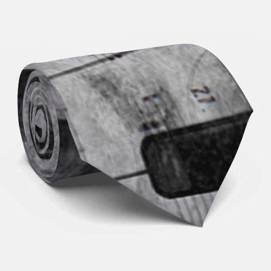 カッコいいアンティークグランジ効果音符 ネクタイ (ロール)