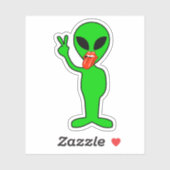 カッコいいエイリアン シール (シート)