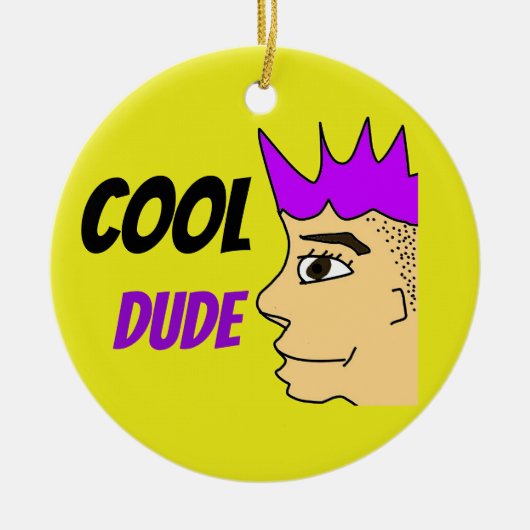 カッコいいオーナメント セラミックオーナメント (正面)