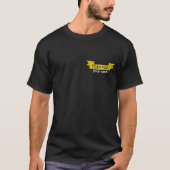 カッコいいカスタムチーム名レトロスポーツロゴ Tシャツ (正面)