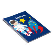 カッコいいカスタム宇宙飛行士 ノートブック (右側)