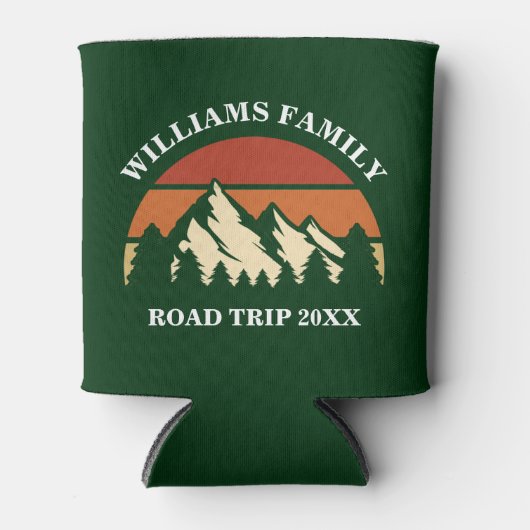 カッコいいカスタム懇親会サンセットグリーンフォレスト 缶クーラー (正面)