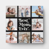 カッコいいカスタム最高のMom Ever写真モダン Collage フォトプラーク (正面)
