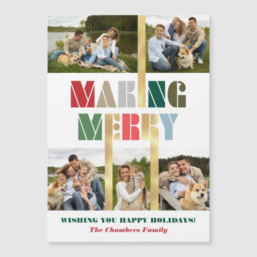 カッコいいカラフルはっきりしたMultiphotoメリー Making (正面)