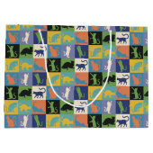 カッコいいカラフルキルト ラージペーパーバッグ (裏面)