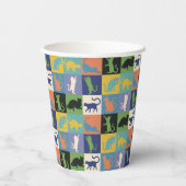 カッコいいカラフルキルト 紙コップ (裏面)
