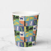 カッコいいカラフルキルト 紙コップ (右)