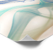 カッコいいカラフルノート煙エフェクト画像 ポスター (角)