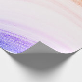 カッコいいカラフルモダン大理石のテクスチャ ラッピングペーパー (角)