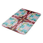 カッコいいカラフル抽象芸術 バスマット (アングル)