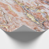 カッコいいカラフル金ゴールド ラッピングペーパー (角)