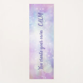 カッコいいカラフル《写真》ぼけ味 – 自分で落ち着きを作成 ヨガマット (正面)