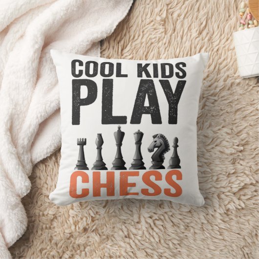 カッコいいキッ遊スチェスおもしろいボード愛好家ギフトギフト クッション (ブランケット)
