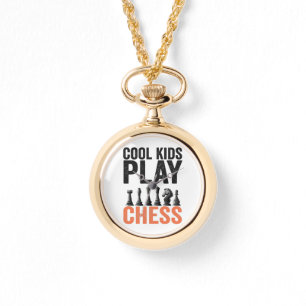 カッコいいキッ遊スチェスおもしろいボード愛好家ギフトギフト 腕時計