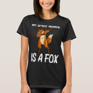 カッコいいキツネ男性へ女性雑食性哺乳類動物4 Tシャツ