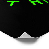 カッコいいギフト3足ハイ&ライジング ポスター (角)