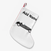 カッコいいクラシック車 スモールクリスマスストッキング (正面 (吊り時))