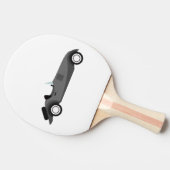 カッコいいクラシック車 卓球ラケット (横)