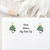 カッコいいクリスマスツリー*クリスマス*住所 シール (インサイチュ)