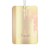 カッコいいグラデーショングリッター カーエアーフレッシュナー (裏面)