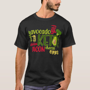 カッコいいケトダイエット食品蛋白脂肪ダイエットフィットネス体 Tシャツ