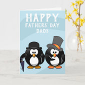 カッコいいゲイパパの父の日 カード (黄色い花)