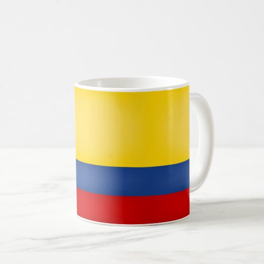 カッコいいコロンビア国旗 コーヒーマグカップ (正面右)