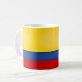 カッコいいコロンビア国旗 コーヒーマグカップ (正面左)