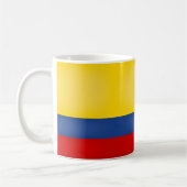 カッコいいコロンビア国旗 コーヒーマグカップ (左)