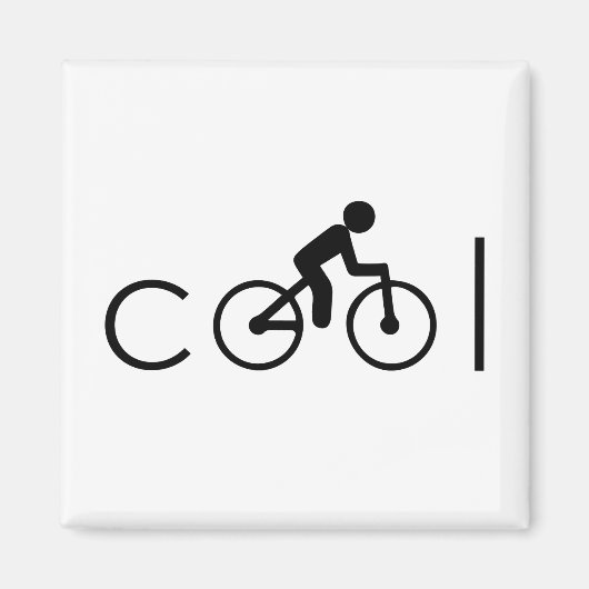 カッコいいサイクリング マグネット (正面)