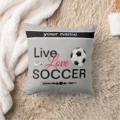 カッコいいサッカーのライブスポーツ名 クッション (ブランケット)