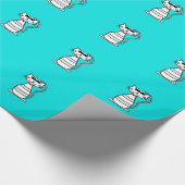 カッコいいサングラスの猫 ラッピングペーパー (角)